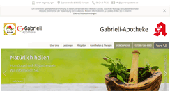 Desktop Screenshot of gabrieli-apotheke.de