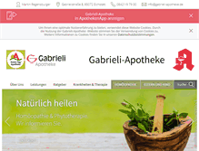 Tablet Screenshot of gabrieli-apotheke.de